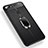 Ultra-thin Silicone Gel Soft Case with Magnetic Finger Ring Stand for Xiaomi Mi 8 Lite Black
