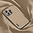 Ultra-thin Silicone Gel Soft Cloth Case Cover AT1 for Apple iPhone 14 Pro Light Brown