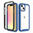 Ultra-thin Silicone Gel Soft Matte Finish Front and Back Case 360 Degrees Cover for Apple iPhone 13