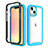 Ultra-thin Silicone Gel Soft Matte Finish Front and Back Case 360 Degrees Cover for Apple iPhone 13