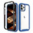 Ultra-thin Silicone Gel Soft Matte Finish Front and Back Case 360 Degrees Cover for Apple iPhone 14 Pro Blue