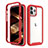 Ultra-thin Silicone Gel Soft Matte Finish Front and Back Case 360 Degrees Cover for Apple iPhone 14 Pro Max Red
