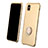 Ultra-thin Silicone Gel Soft Matte Finish Front and Back Case 360 Degrees Cover for Apple iPhone X Gold