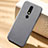 Ultra-thin Silicone Gel Soft Matte Finish Front and Back Case 360 Degrees Cover for Nokia 6.1 Plus Gray