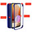 Ultra-thin Silicone Gel Soft Matte Finish Front and Back Case 360 Degrees Cover for Samsung Galaxy M32 5G