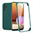 Ultra-thin Silicone Gel Soft Matte Finish Front and Back Case 360 Degrees Cover for Samsung Galaxy M32 5G Green