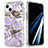 Ultra-thin Silicone Gel Soft Matte Finish Front and Back Case 360 Degrees Cover YJ2 for Apple iPhone 14 Plus Clove Purple