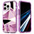 Ultra-thin Silicone Gel Soft Matte Finish Front and Back Case 360 Degrees Cover YJ2 for Apple iPhone 14 Pro Purple