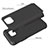 Ultra-thin Silicone Gel Soft Matte Finish Front and Back Case 360 Degrees for Samsung Galaxy S7 Active G891A Black