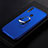 Ultra-thin Silicone TPU Soft Case with Finger Ring Stand for Huawei Nova 3e Blue