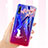 Ultra-thin Transparent Flowers Soft Case Cover for Huawei Honor 9X Red