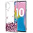 Ultra-thin Transparent Flowers Soft Case Cover for Samsung Galaxy Note 10 Plus 5G