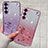 Ultra-thin Transparent Flowers Soft Case Cover for Samsung Galaxy S22 5G
