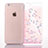 Ultra-thin Transparent Flowers Soft Case Cover T01 for Apple iPhone 6S Plus