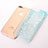 Ultra-thin Transparent Flowers Soft Case Cover T01 for Apple iPhone 7 Plus