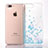 Ultra-thin Transparent Flowers Soft Case Cover T01 for Apple iPhone 7 Plus