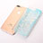 Ultra-thin Transparent Flowers Soft Case Cover T01 for Apple iPhone 8 Plus