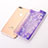 Ultra-thin Transparent Flowers Soft Case Cover T01 for Apple iPhone 8 Plus