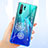 Ultra-thin Transparent Flowers Soft Case Cover T01 for Huawei P30 Pro New Edition