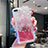 Ultra-thin Transparent Flowers Soft Case Cover T02 for Apple iPhone 8 Plus