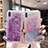 Ultra-thin Transparent Flowers Soft Case Cover T02 for Apple iPhone XR