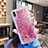 Ultra-thin Transparent Flowers Soft Case Cover T02 for Apple iPhone Xs Rose Gold