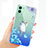 Ultra-thin Transparent Flowers Soft Case Cover T03 for Apple iPhone 11