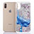 Ultra-thin Transparent Flowers Soft Case Cover T04 for Apple iPhone X