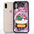 Ultra-thin Transparent Flowers Soft Case Cover T05 for Apple iPhone XR