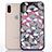 Ultra-thin Transparent Flowers Soft Case Cover T06 for Apple iPhone XR