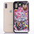 Ultra-thin Transparent Flowers Soft Case Cover T07 for Apple iPhone X