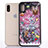 Ultra-thin Transparent Flowers Soft Case Cover T07 for Apple iPhone XR