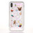 Ultra-thin Transparent Flowers Soft Case Cover T08 for Apple iPhone X