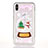 Ultra-thin Transparent Flowers Soft Case Cover T08 for Apple iPhone X