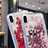 Ultra-thin Transparent Flowers Soft Case Cover T14 for Apple iPhone XR