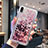 Ultra-thin Transparent Flowers Soft Case Cover T14 for Apple iPhone XR Rose Gold