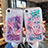 Ultra-thin Transparent Flowers Soft Case Cover T21 for Apple iPhone XR