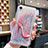 Ultra-thin Transparent Flowers Soft Case Cover T21 for Apple iPhone XR Sky Blue