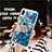 Ultra-thin Transparent Flowers Soft Case Cover T25 for Apple iPhone XR