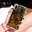 Ultra-thin Transparent Flowers Soft Case Cover T26 for Apple iPhone XR Gold