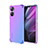 Ultra-thin Transparent Gel Gradient Soft Case Cover for Realme V30t 5G Clove Purple