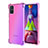 Ultra-thin Transparent Gel Gradient Soft Case Cover for Samsung Galaxy M51 Pink