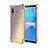 Ultra-thin Transparent Gel Gradient Soft Case Cover for Sony Xperia Ace II Gold