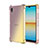Ultra-thin Transparent Gel Gradient Soft Case Cover for Sony Xperia Ace III SO-53C Gold