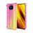 Ultra-thin Transparent Gel Gradient Soft Case Cover for Xiaomi Poco X3 NFC Pink