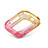 Ultra-thin Transparent Gel Gradient Soft Case Cover G01 for Apple iWatch 5 44mm Pink