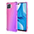 Ultra-thin Transparent Gel Gradient Soft Case Cover G01 for Oppo F17 Pro