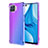 Ultra-thin Transparent Gel Gradient Soft Case Cover G01 for Oppo Reno4 F