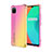 Ultra-thin Transparent Gel Gradient Soft Case Cover G01 for Realme C11 Yellow