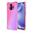 Ultra-thin Transparent Gel Gradient Soft Case Cover G01 for Xiaomi Redmi K30i 5G Pink